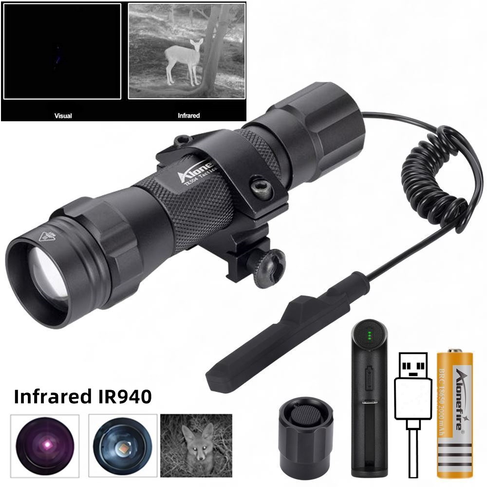IR850nm&940nm 最新赤外線LEDズーム高輝度ナイ - Hunting Thermal Imaging Scope のレビューと価格